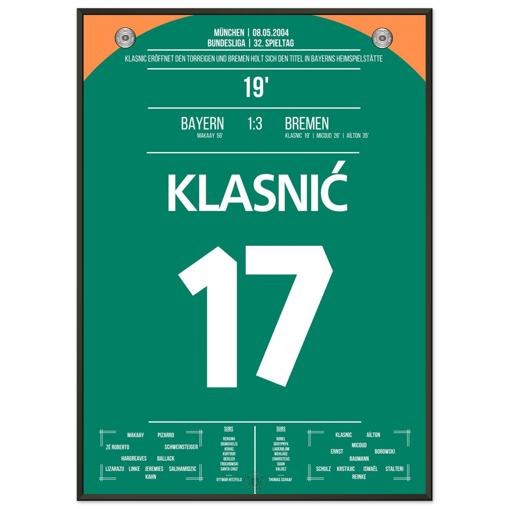 Klasnic's goal during the championship win in Munich 2004